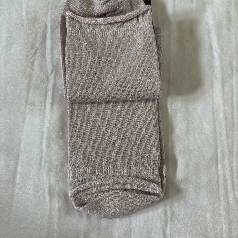 Lululemon Daily Stride Sparkle Quarter Sock Lot of 2 Black Pink Women’s Size L